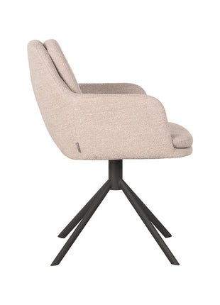 LABEL51 Eetkamerstoel Joy - Naturel - Boucle