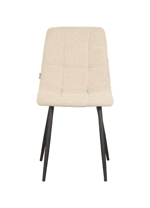 LABEL51 Eetkamerstoel Juul - Zand - Boucle