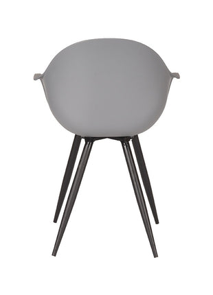 Eetkamerstoel Luca - Antraciet - Kunststof