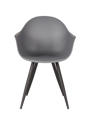 Eetkamerstoel Luca - Antraciet - Kunststof