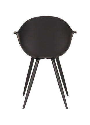 Eetkamerstoel Luca - Zwart - Kunststof