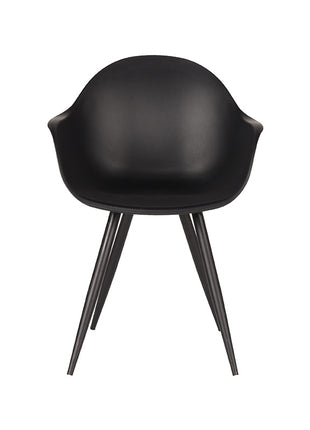 Eetkamerstoel Luca - Zwart - Kunststof
