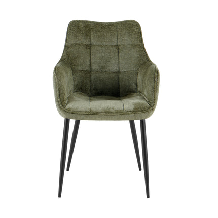 Eetkamerstoel Lucille Arm Perfect Harmony 39 Groen