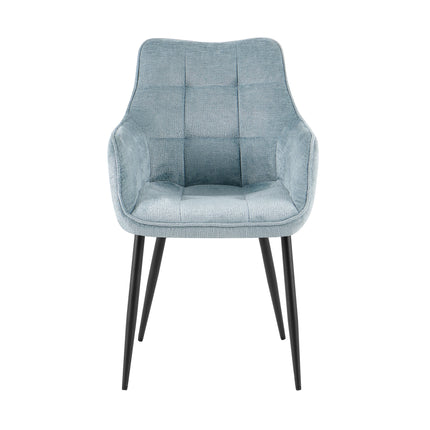 Eetkamerstoel Lucille Arm Perfect Harmony 72 Lichtblauw