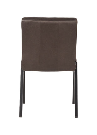LABEL51 Eetkamerstoel Matz - Antraciet - Microfiber