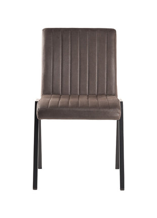 LABEL51 Eetkamerstoel Matz - Antraciet - Microfiber
