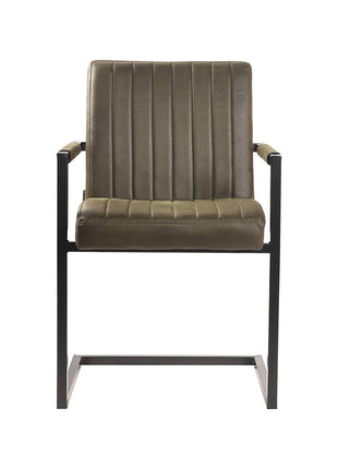 Eetkamerstoel Milo - Army green - Microfiber