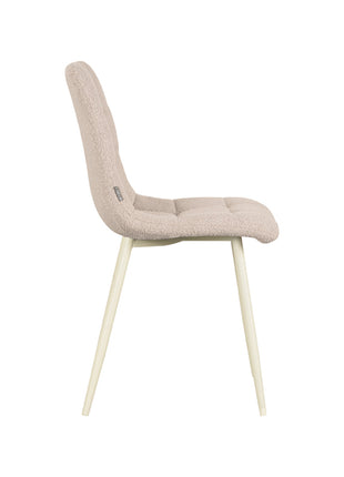 LABEL51 Eetkamerstoel Nino - Naturel - Boucle