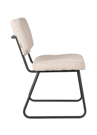 LABEL51 Eetkamerstoel Noah - Naturel - Boucle
