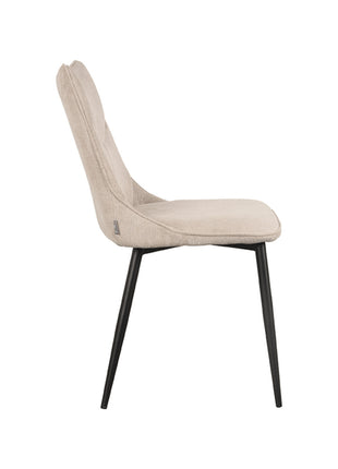 LABEL51 Eetkamerstoel Riv - Naturel - Synthetisch