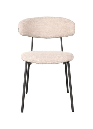 LABEL51 Eetkamerstoel Zack - Naturel - Boucle
