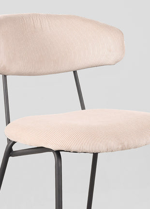 Eetkamerstoel Zack - Naturel - Ribcord