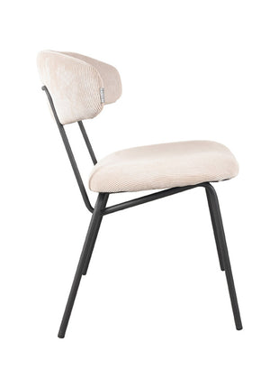 Eetkamerstoel Zack - Naturel - Ribcord