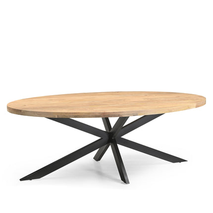 Eetkamertafel Ellips 25+25 240