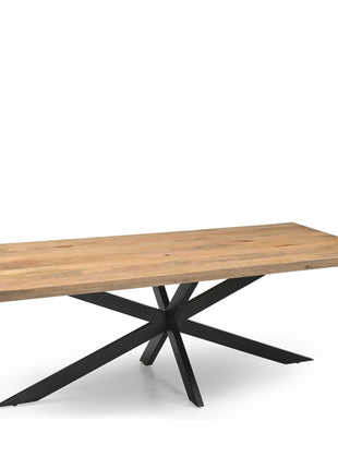 Eetkamertafel Rechthoek 25+25 160