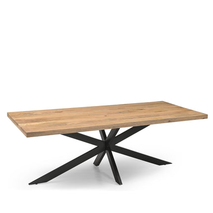 Eetkamertafel Rechthoek 25+25 160