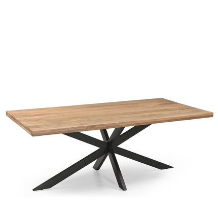 Eetkamertafel Rechthoek 25+25 220
