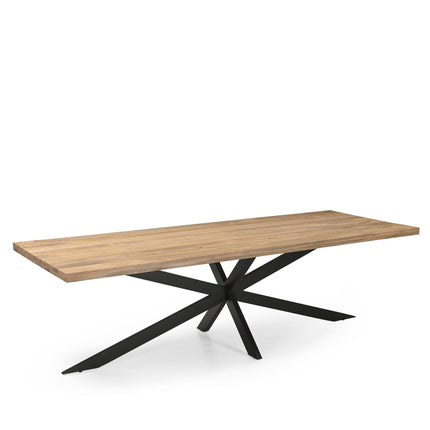 Eetkamertafel Rechthoek 25+25 270