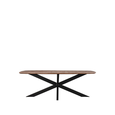 Eetkamertafel Zane - Espresso - Mangohout - 160 cm