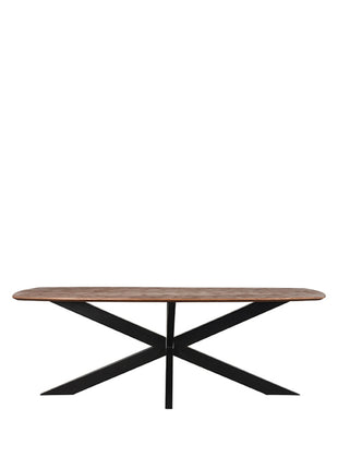 Eetkamertafel Zane - Espresso - Mangohout - 160 cm