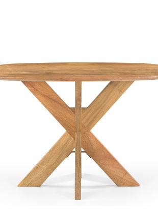 Eettafel Deens Ovaal Runa met Houten Onderstel 120