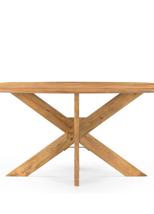 Eettafel Deens Ovaal Runa met Houten Onderstel 160