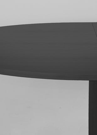 Eetkamertafel Oliva - Zwart - Eiken - 150-200 cm - Uitschuifbaar