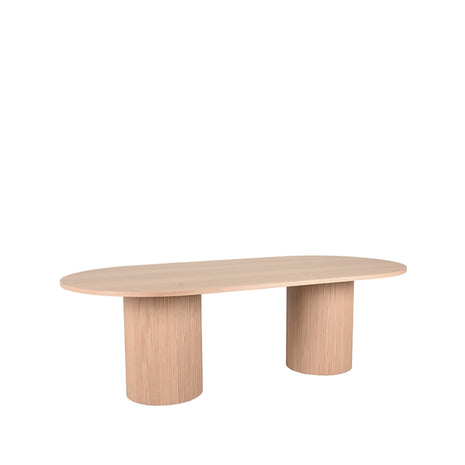 Eetkamertafel Oliva - Naturel - Eiken - 240 cm