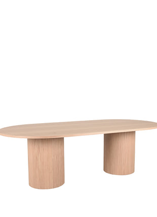 Eetkamertafel Oliva - Naturel - Eiken - 240 cm