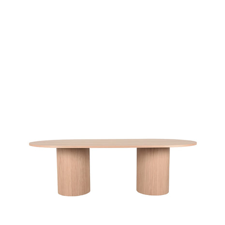 Eetkamertafel Oliva - Naturel - Eiken - 240 cm