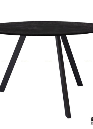Eettafel Rond Berlin Zwart 120