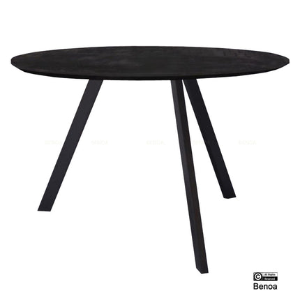 Eettafel Rond Berlin Zwart 150
