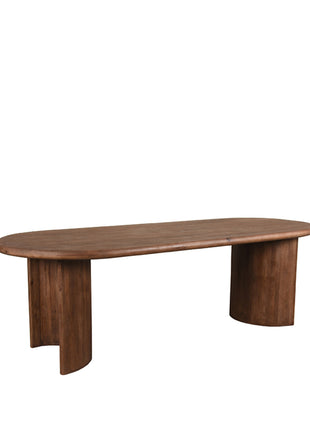 Eetkamertafel Vito - Espresso - Mangohout - 240 cm