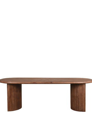 Eetkamertafel Vito - Espresso - Mangohout - 240 cm