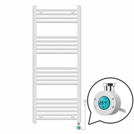 Vtw Living - Handdoekradiator Elektrisch 1200 × 500 mm - Mat Wit - 500 Watt