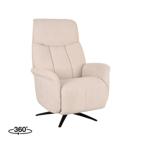 Fauteuil Oslo - Naturel - Boucle - Elektrische