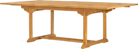 Uitschuifbare tuintafel