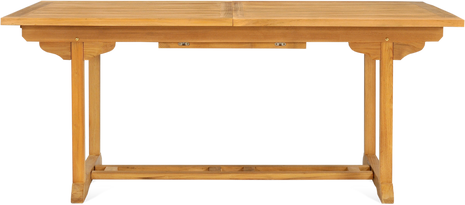 Uitschuifbare tuintafel