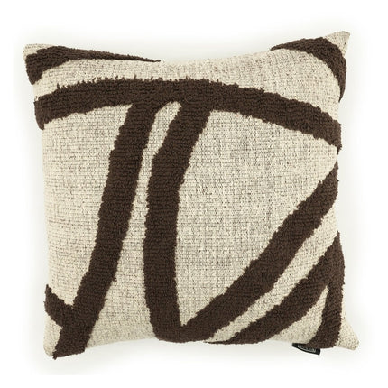 Pillow Majani - dark brown
