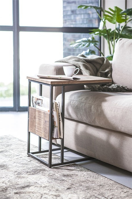 Bijzettafel  met magazine houder
