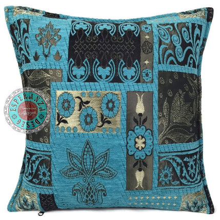 Patchwork flower kussenhoes/cushion cover ± 45x45cm
