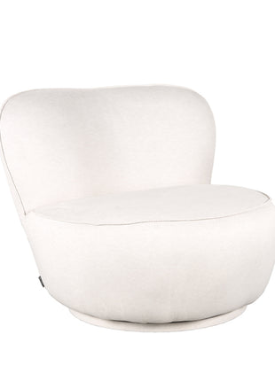 LABEL51 Fauteuil Bunny - Crème - Microfiber
