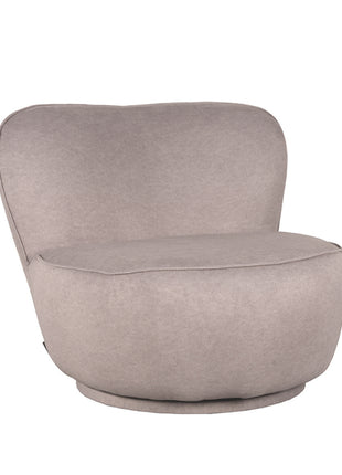 Fauteuil Bunny - Taupe - Microfiber