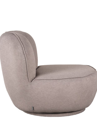 Fauteuil Bunny - Taupe - Microfiber