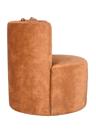 Fauteuil Evy - Oker - Velours - 65 cm