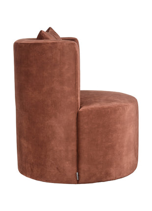 Fauteuil Evy - Rust - Velours - 65 cm