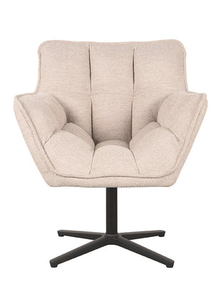 Fauteuil Ian - Naturel - Boucle