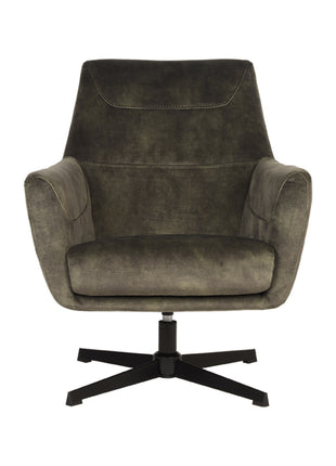 LABEL51 Fauteuil Toby - Hunter - Velours