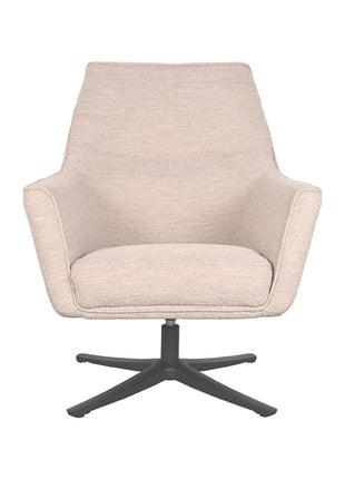 Fauteuil Tod - Naturel - Boucle
