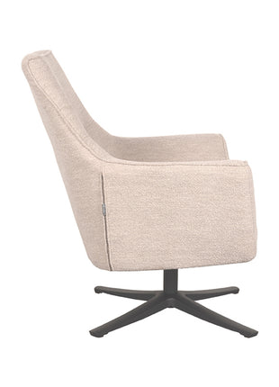 Fauteuil Tod - Naturel - Boucle